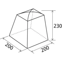 Cucinotto Brunner Chef II Outdoor 200X200 -Campeggio Forniture Negozio chef ii outdoor 200 x 200 3
