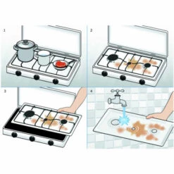 Parker® Fornello A Gas 3F Inox -Campeggio Forniture Negozio fornello a gas inox 300 3