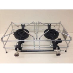 Fornellone Europa In Filo Cromato 2 FUOCHI