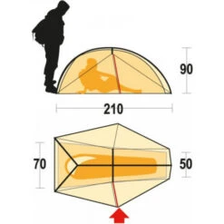 Tenda Ferrino Nemesi 1 -Campeggio Forniture Negozio nemesi 1 1 2