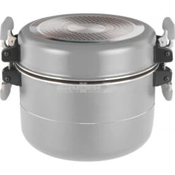 Pentole Brunner Fusion 7+1 Ø 22 -Campeggio Forniture Negozio pentole brunner fusion 71 o 22 chiusura magnetica fondo ceramica antiaderente gas elettrico induzione 2