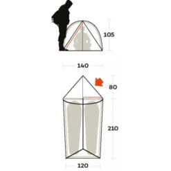Tenda Ferrino Manaslu 2 -Campeggio Forniture Negozio tenda ferrino manaslu 2 quattro stagioni leggera compatta struttura duralluminio giunti radiali 2