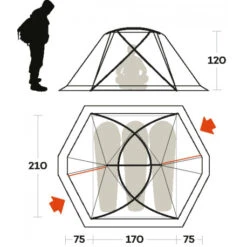 Tenda Ferrino Svalbard 3.0 -Campeggio Forniture Negozio tenda ferrino svalbard 3 0 universale affidabile versatile 4 stagioni 3