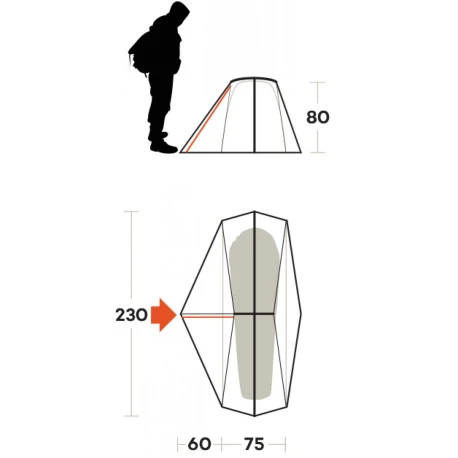 Tenda Ferrino Grit 1 3 Tenda Ferrino Grit 1 - immagine 3